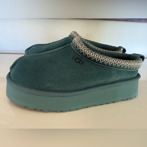 UGG Shoes - NWOB UGG ® Women's Taz II Platform Suede Slipper Mules Shoes, 9, Blue